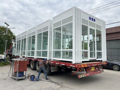 6個(gè)吸煙亭發(fā)貨